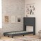 Flash Furniture Charcoal Queen Platform Bed with Headboard YK-1078-CHAR-T-GG - alternate 4
